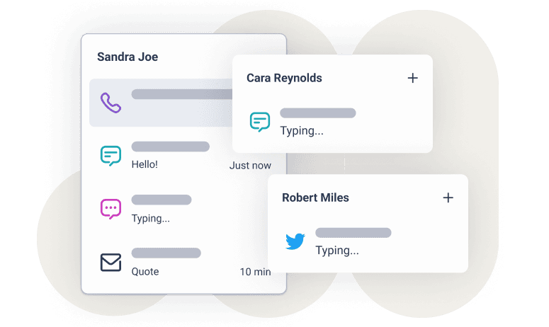 Omnichannel customer conversations across voice, chat, social and email.